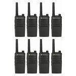 8-Pack Motorola RMM2050 Walkie Talkies for VIP Shoppers