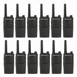 12 Pack Motorola RMM2050 Two-Way Walkie Talkies VIP
