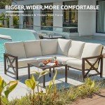 VIP Outdoor Patio Furniture Set with Waterproof Cover