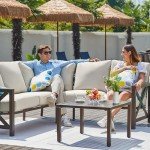 VIP Outdoor Patio Furniture Set with Waterproof Cover