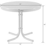 Crosley Furniture Retro Metal Seating Set - Navy