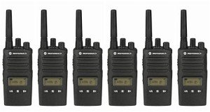 Motorola RMU2080D Two Way Radio Walkie Talkies 6-Pack
