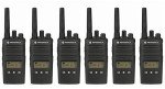 Motorola RMU2080D Two Way Radio Walkie Talkies 6-Pack