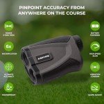 Platinum Laser Rangefinder with Slope, 6X Magnification