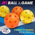 USAPA Approved Pickleball Paddles Set with Balls & Bag