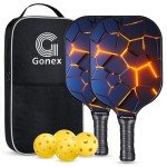 Gonex Pickleball Paddles Set with Balls and Bag