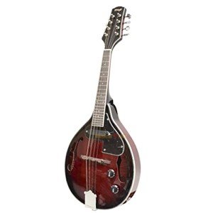 Stagg M50E Bluegrass Mandolin - Nato Top - Redburst