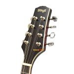 Stagg M50E Bluegrass Mandolin - Nato Top - Redburst