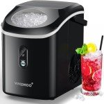 VIVIDMOO Nugget Ice Maker, 33 Lbs/Day, Self-Cleaning