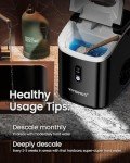 VIVIDMOO Nugget Ice Maker, 33 Lbs/Day, Self-Cleaning