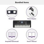 Yamaha PSRE473 61-Key Portable Keyboard Black VIP Shopper
