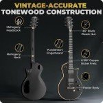 Fesley 39" LP Electric Guitar Starter Kit, Humbucker Pickups