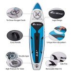 11' Inflatable Stand Up Paddle Board Set
