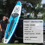 11' Inflatable Stand Up Paddle Board Set