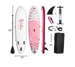 Pink Deluxe Inflatable Stand Up Paddle Board Set