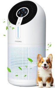 Large Room Air Purifier with HEPA Filter & Night Light