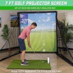 GoSports Golf Simulator Impact Screen - 7 ft or 10 ft