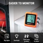 Smart Rechargeable BBQ Thermometer with Dual Probes