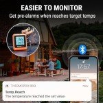 Smart Rechargeable BBQ Thermometer with Dual Probes