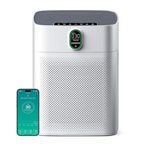 MORENTO Smart Air Purifier for Large Home Rooms