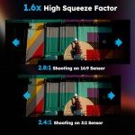 SIRUI 75mm T2.9 Full-Frame Anamorphic Cinema Lens