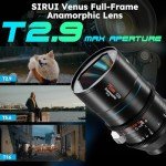 SIRUI 75mm T2.9 Full-Frame Anamorphic Cinema Lens