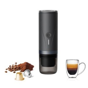 CERA+ Portable Self-Heating Espresso Maker, 20 Bar Pressure