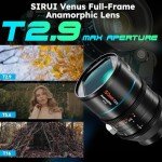SIRUI 50mm T2.9 1.6X E Mount Anamorphic Lens