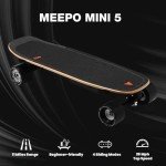 MEEPO Electric Skateboard: Speed, Range, Smooth Brakes