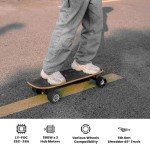 MEEPO Electric Skateboard: Speed, Range, Smooth Brakes