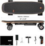 MEEPO Electric Skateboard: Speed, Range, Smooth Brakes
