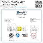 2024 Advanced Hydrogen Water Bottle - 4400ppb Ionized Alkaline Water