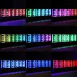 Nixie Tube Clock with Custom RGB Display, Retro Style
