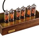 Vintage IN-14 Nixie Tube Clock with Blue Backlight