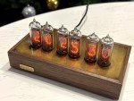 Vintage IN-14 Nixie Tube Clock with Blue Backlight