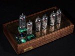 Vintage IN-14 Nixie Tube Clock with Blue Backlight