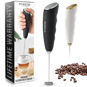 Zulay Kitchen Powerful Handheld Milk Frother Mixer