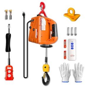 YATOINTO 3-in-1 Electric Hoist Winch, 1100lbs VIP