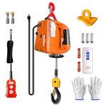 YATOINTO 3-in-1 Electric Hoist Winch, 1100lbs VIP