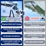 NORTHGEAR Dock Line Chafe Guards - Ultra-Strong Protection