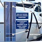 NORTHGEAR Dock Line Chafe Guards - Ultra-Strong Protection