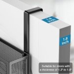 12 Hook Over The Door Organizer with 2 Baskets