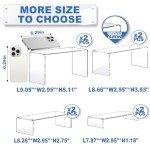 Large Acrylic Risers 8 Pcs Set - Display Decor, Cakes, Funko Pop