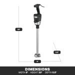 Waring Commercial Big Stix Immersion Blender, Professional Grade