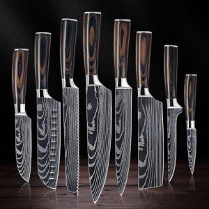 Imperial Collection: SENKEN Japanese Kitchen Knife Set - 8pcs
