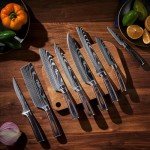 Imperial Collection: SENKEN Japanese Kitchen Knife Set - 8pcs