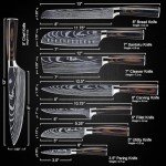 Imperial Collection: SENKEN Japanese Kitchen Knife Set - 8pcs