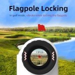Laser Golf Rangefinder with Slope and Flag Lock