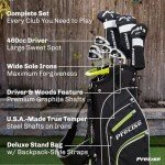 M3 Men's Complete Golf Club Set with Stand Bag