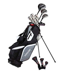 Men's Left-Handed Golf Club Set with Bag & Headcovers